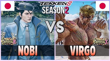 Tekken 8  ▰  NOBI (#3 Ranked Dragunov) Vs VIRGO (FAHKUMRAM) ▰ High Level Matches!