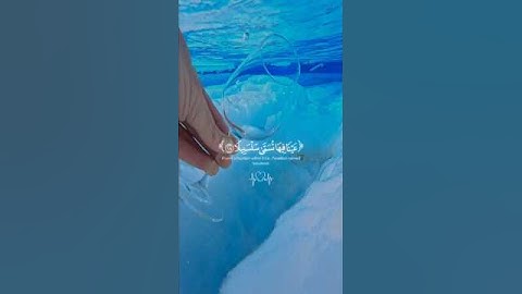 عينا فيها تسمى سلسبيلا |التلاوة الشهيرة  محمد اللحيدان💙😴