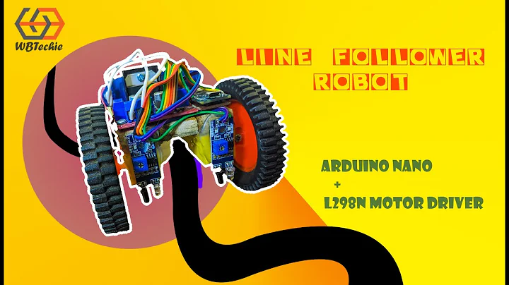 DIY LINE FOLLOWER ROBOT using ARDUINO NANO+L298N