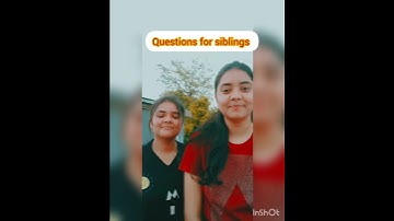 Questions for Siblings| Aap bhi try kro | YouTube Shorts| #viral #subscribe #sisters #sharmasisters