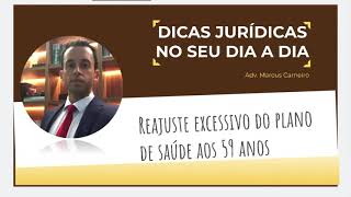 Aumento do plano de saúde aos 59 anos.