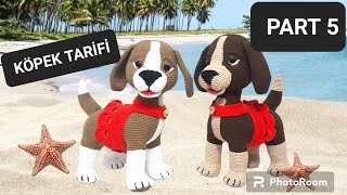 Ami̇gurumi̇ Köpek Tari̇fi̇ Part 5 Kafa Yüz Şeki̇llendi̇rme