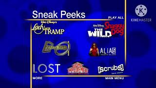 Sneak Peeks Menu to Star Wars: The Clone Wars: Volume 2 2005 DVD (WDHE version) 