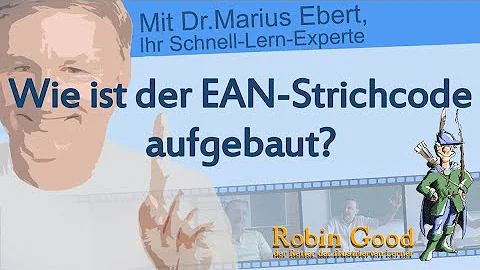 Wie ist ein EAN Barcode aufgebaut?