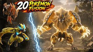 20 INSANE POKEMON FUSIONS Ultimate Warriors Dragons Guardians More