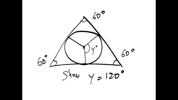 Geometry Problem: Inscribed Circle in an Equilateral Triangle