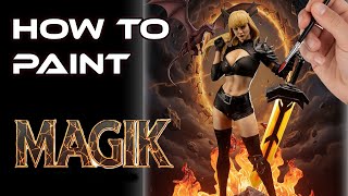 How to Paint Beautiful Life-like Skin Tones on 3D Resin Prints - Marvel Magik