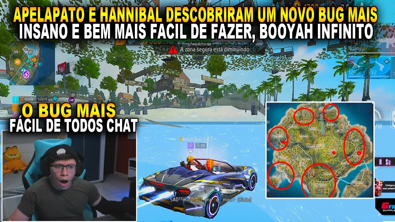 APELAPATO E HANNIBAL DESCOBRIRAM UM NOVO BUG MAIS INSANO E BEM MAIS FACIL DE FAZER, BOOYAH INFINITO