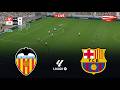 🔴VALENCIA vs BARCELONA - La Liga 2026 Match | Pes 21 Gameplay Simulation