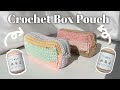 Crochet Box Pouch Tutorial