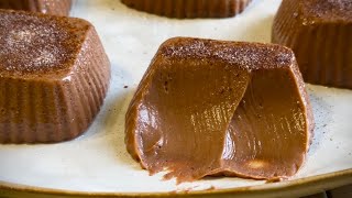 Chocolate pudding Dessert in 10 minutes Without eggs, gelatin and oven