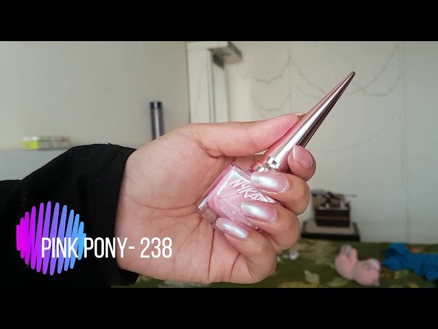 Nykaa unicorn potion nail enamel frosted fairy review, disney princess  nailpaint, royal nailpaint - YouTube