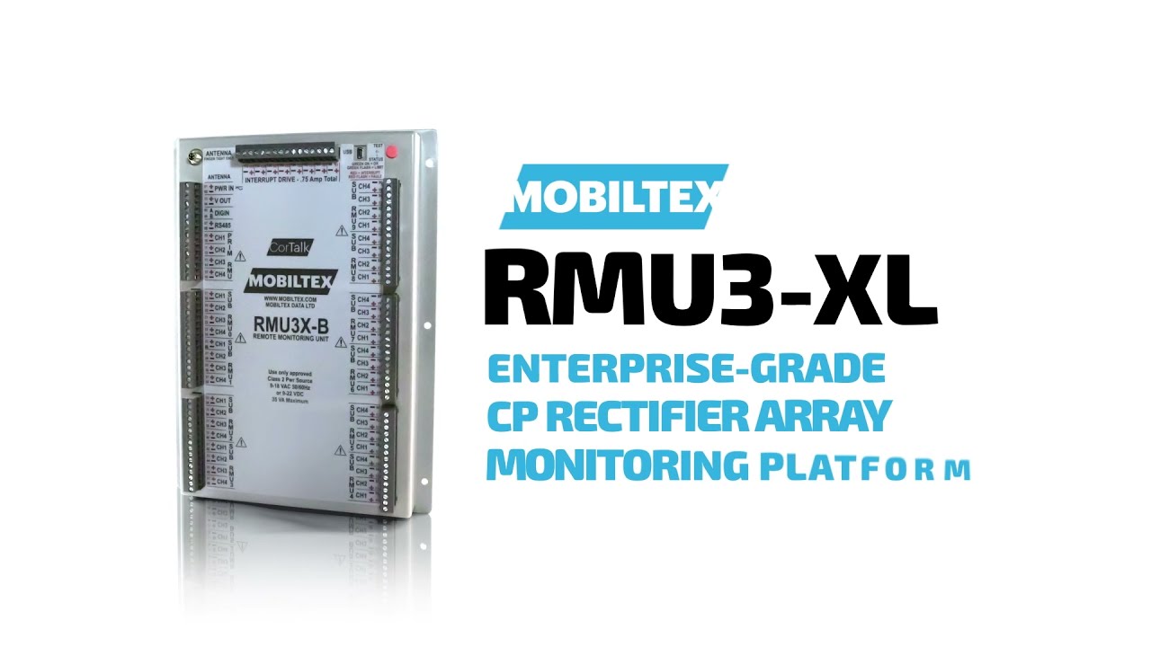 MOBILTEX RMU3-XL Rectifier Cathodic Protection Remote Monitoring System