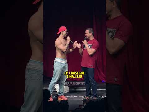 Ele quer competir de sunga