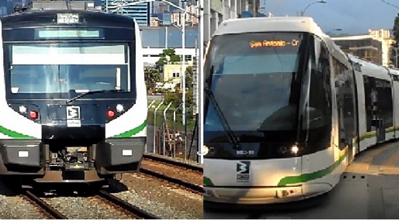 viaje en el Metro de Medellin y tranvía de Ayacucho 2018
