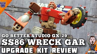 Studio Series 86 Wreck Gar Upgrade Kit Review Go Better Studio Gx-29 Katos Kollection
