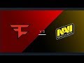 Navi vs Faze  DreamHack Masters Spring   [ретрансляция] Ориг csgomc_ru (twitch)