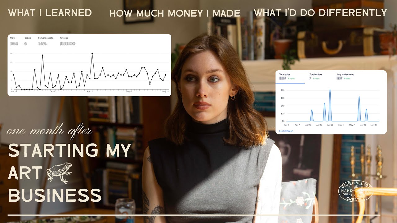 Starting An Art Business from Scratch- Results & Revenue After One ...