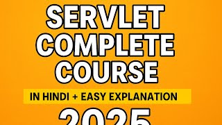 👉Latest🔥Servlet Complete💥Course (in Hindi + Easy Explanation) 2025 📌Model View Controller