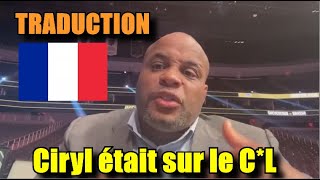 Daniel Cormier réagit à la victoire de Jon Jones vs Ciryl Gane Traduction Français