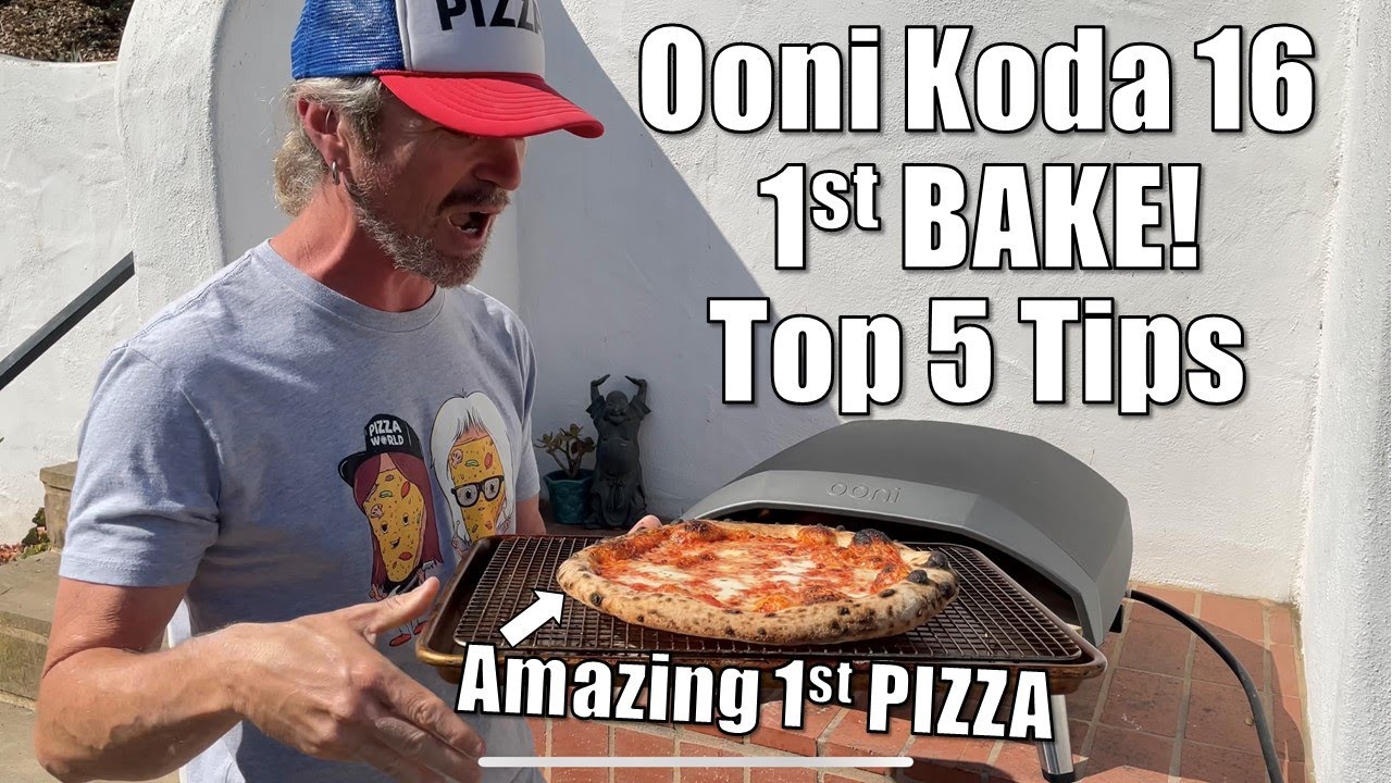 First Bake Tips for the Ooni Koda 16 Outdoor Pizza Oven - YouTube