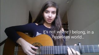 I wrote a song about me..."Where I Belong" chords