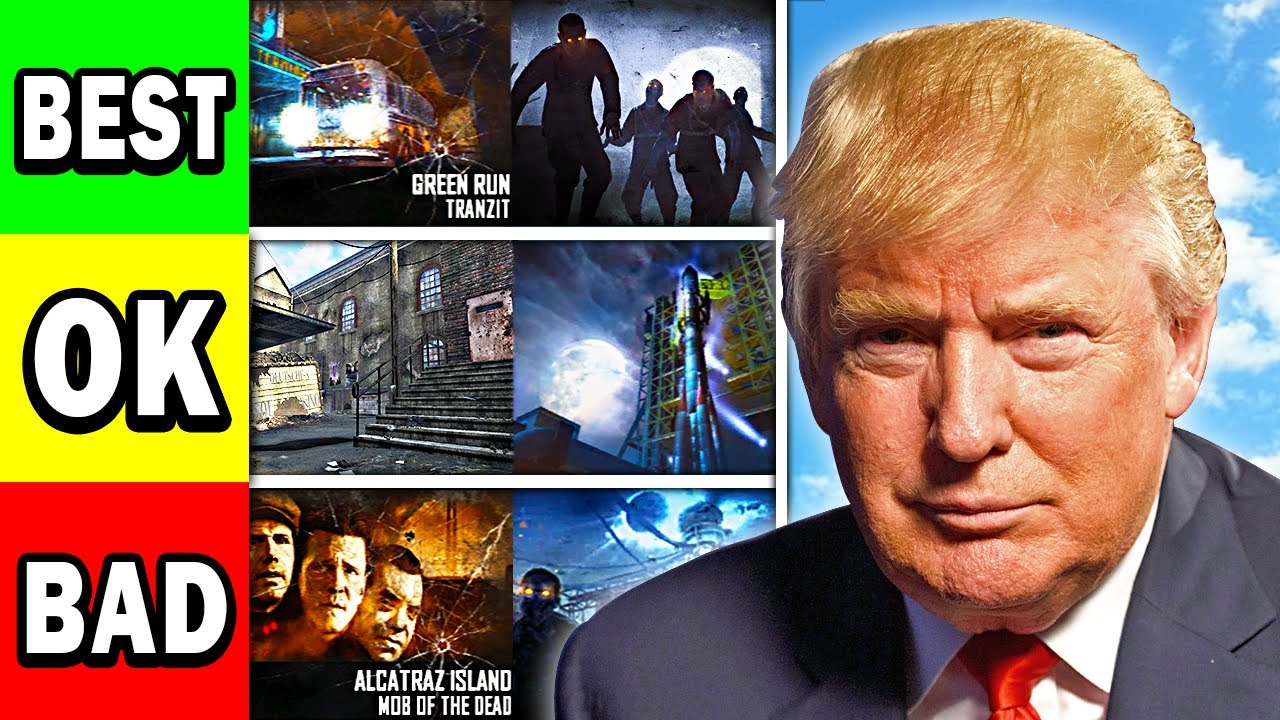Presidents Rank Call of Duty Zombies Maps!