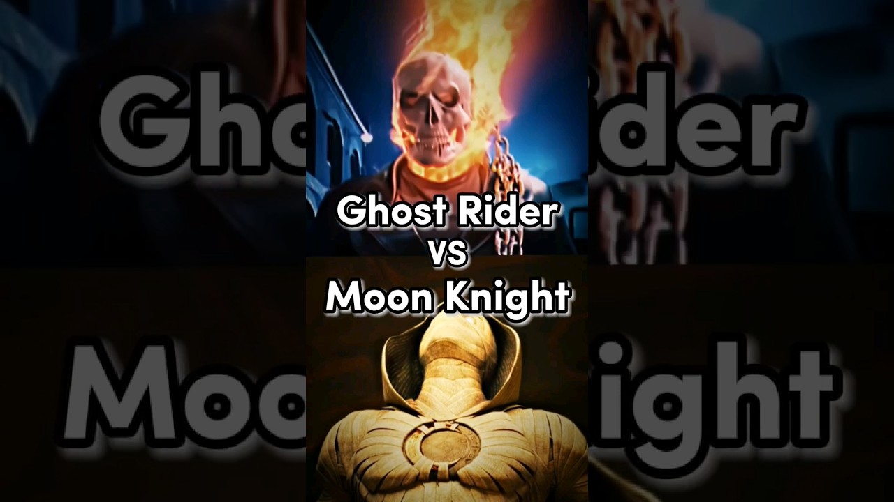 Moon Ghost Rider Ghost Rider vs Moon Knight #ghostrider #moonknight #shorts #versus ...
