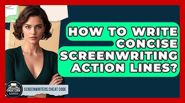 How To Write Concise Screenwriting Action Lines? - Screenwriter