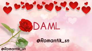 Damla Adı olanlar üçün super video mahnı (whatsapp status) 2019