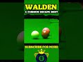WALDEN’S INSANE 4-CUSHION ESCAPE! 🤯🎱🔥#snooker #shorts