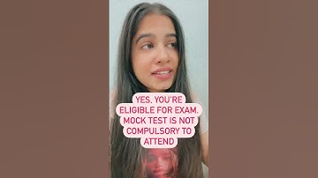 CSEET Mock Test is optional | Eligible for final exam If you’re not able to attend CSEET Mock test.