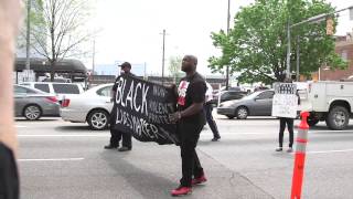 Watch Black Lives Matter activists protest, confront police, get arrested