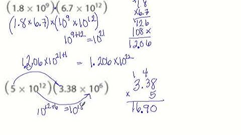 2.4 (Part 2) Operations with Scientific Notation Multiplying and Dividing