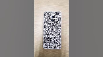 Custom Galaxy using Posca Markers! #shorts #galaxy #posca #custom #a8 #doodle