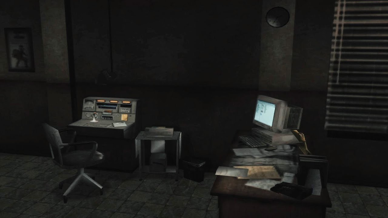 Office Night Shift | Relaxing Save Room Ambience