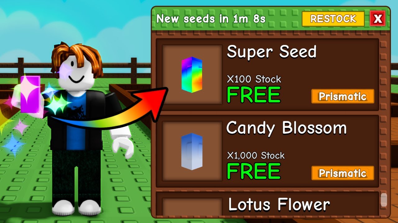 I HACKED Grow a Garden To Get FREE SUPER SEEDS!