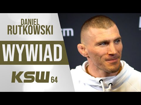 Daniel Rutkowski przed KSW 64: "Ja walczę dla siebie i dla pieniędzy"