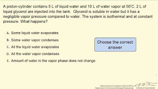 Add Component with Negligible Vapor Pressure to Water (Interactive)