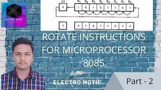 ROTATE INSTRUCTIONS ( MICROPROCESSOR - 8085 )