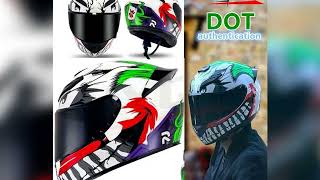 A Must-Have Product Helmet Full Face Dot Certified Clown Helmet Case Moto