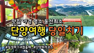 [단양여행] 동선낭비 없는 당일치기코스 BEST 9 / 단양에 반드시 가봐야할  여행지 / 만천하스카이워크, 단양강 잔도길, 구인사, 카페산, 도담삼봉, 카페산