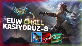 Euw 500Lp Full Tryhard Kayn Oynayişi Yayından Kesit Euw Master To Chall Serisi 1323