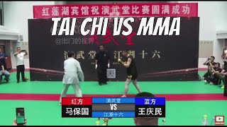 Tai Chi Master Who Ran Away From Xu Xiaodong Fights MMA Hobbyist