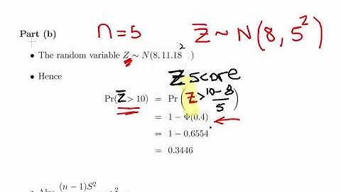 Combinations of Normal Random Variables - Worked Example