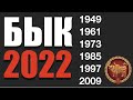 Что ждет Быка в 2022 году - гороскоп на год Черного Водяного Тигра