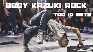 [ブレイクダンス] BBOY KAZUKI ROCK TOP 10 SETS KILL THE BEAT [音ハメムーブ]