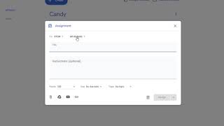 Include a Template to Create an Assignment | Google Classroom, Google Apps Technology Projects