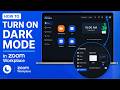 How to Change Background in Dark Mode in Zoom Workplace