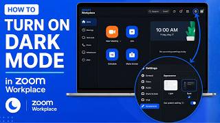 How to Change Background in Dark Mode in Zoom Workplace